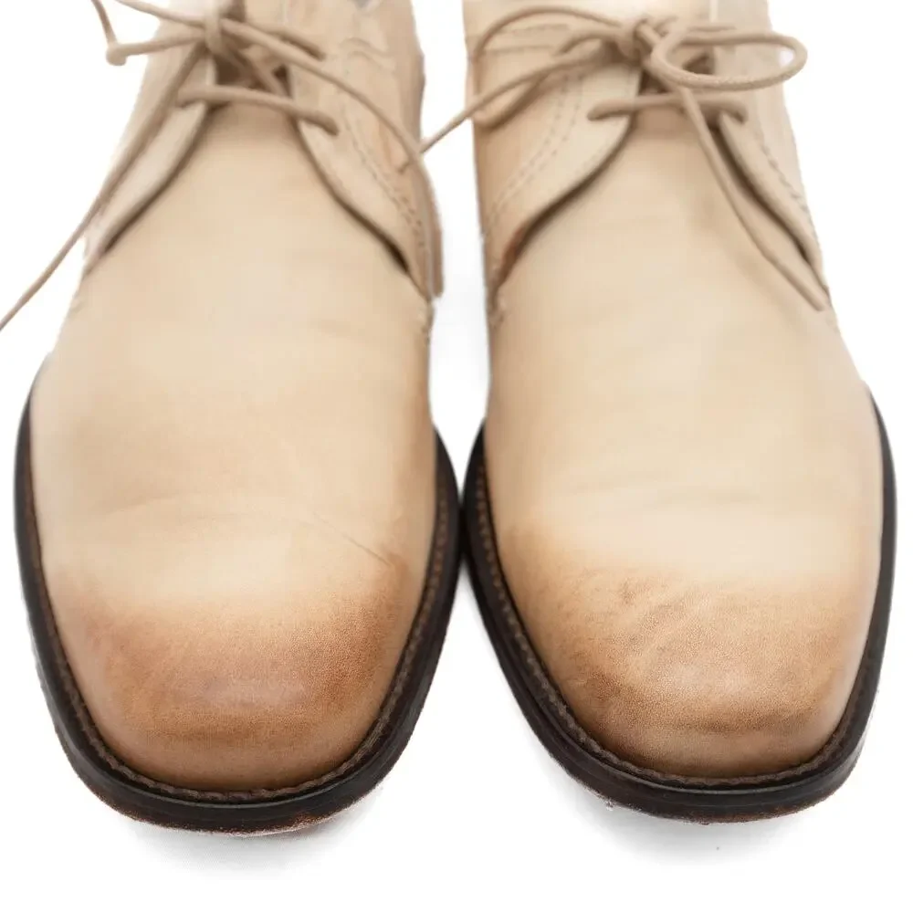 Ted Baker Light Tan Leather Lace Up Derby Shoes Size 12